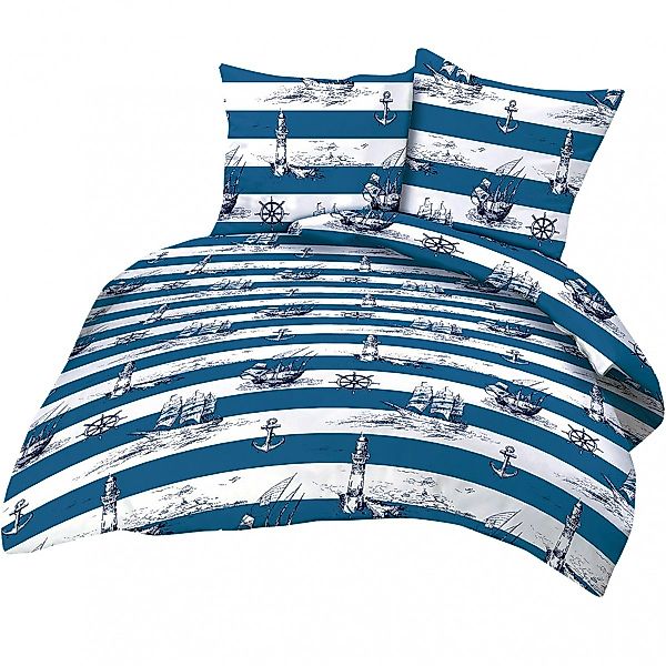 Heubergshop Bettwäsche, Seersucker, 2 teilig, 155x220cm günstig online kaufen