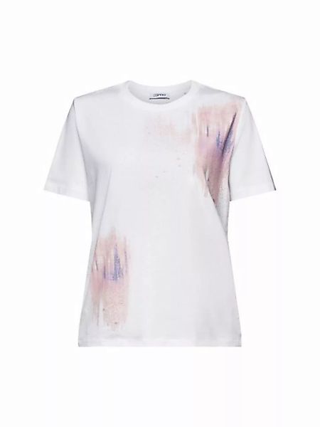 Esprit T-Shirt Baumwoll-T-Shirt mit Grafikprint (1-tlg) günstig online kaufen