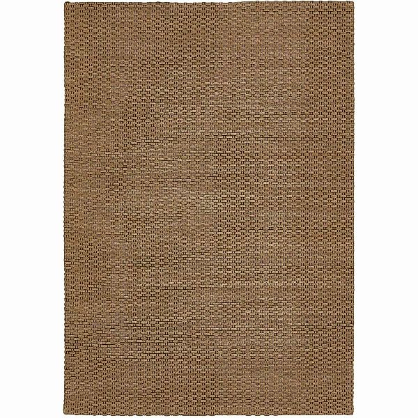 HOMCOM Teppich aus Wolle Taupe 140 x 70 x 1 cm günstig online kaufen
