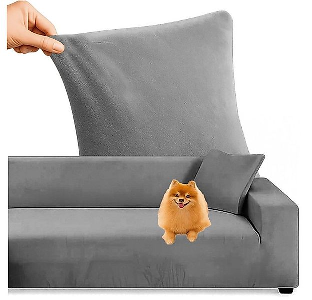 Ruhhy Sofabezug Ecksofabezug Couchbezug Kissenbezug, deckt Unebenheiten ab günstig online kaufen