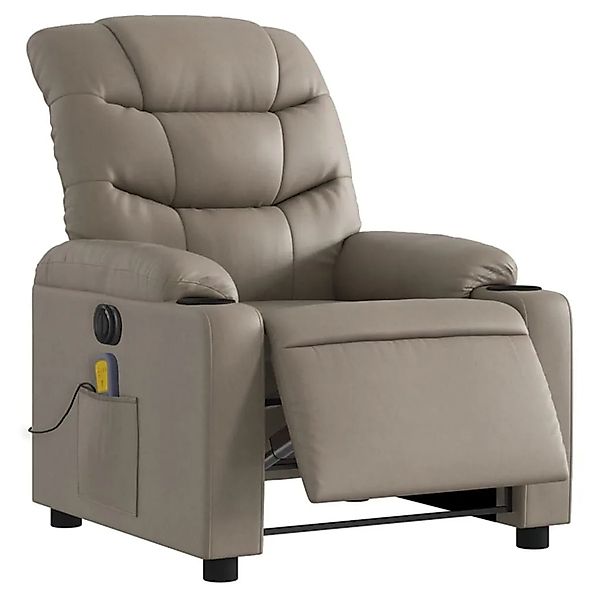 vidaXL Massagesessel Elektrisch Cappuccino-Braun Kunstleder 3206598 günstig online kaufen
