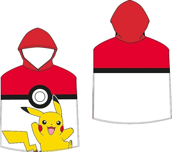 POKÉMON Kapuzenhandtuch Pokemon Poncho Strandtuch mit günstig online kaufen