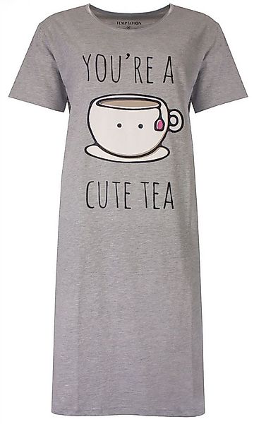 TEMPTATION Nachthemd Modisches Damen Schlafshirt mit kurzem Arm (1-tlg) Mod günstig online kaufen