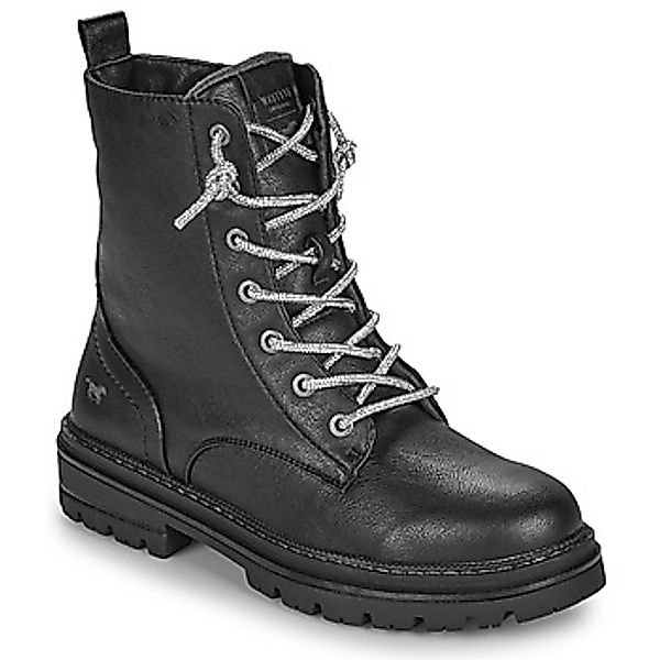 Mustang Shoes Schnürstiefelette "Mustang Shoes Stiefelette Lederimitat" günstig online kaufen
