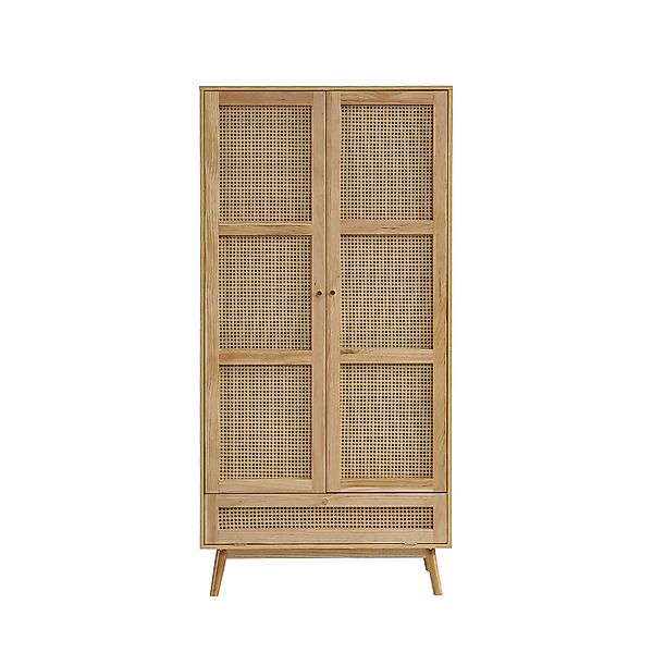 TavilaEcon Kleiderschrank 2-türiger Kleiderschrank mit Stange,mit günstig online kaufen