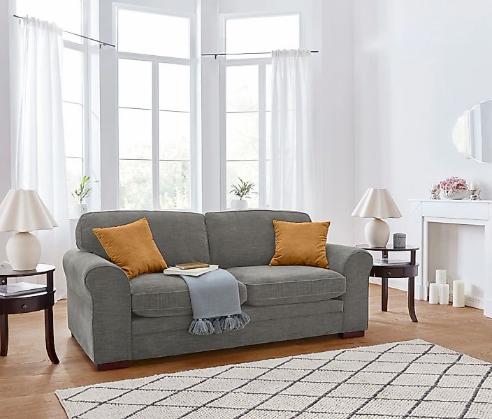 Home affaire "Broughton" weicher Sitzkomfort, incl. 2 Zierkissen, Keder günstig online kaufen