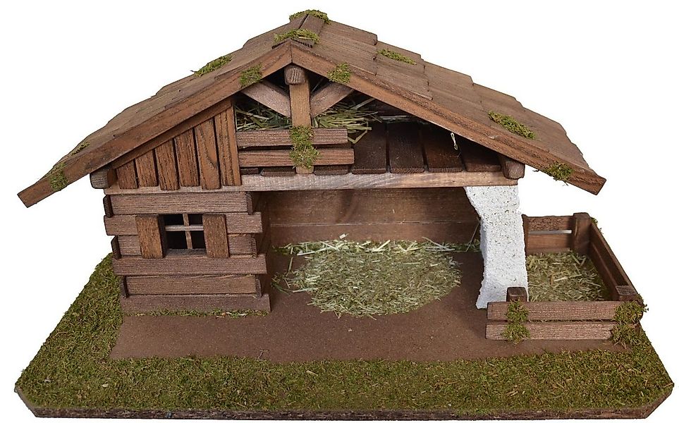 Alfred Kolbe Krippe Krippenstall für 9 cm Figuren, Weihnachtsdeko (1-tlg), günstig online kaufen