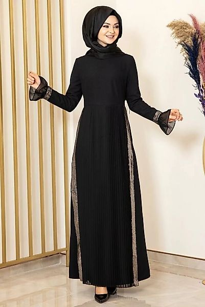 Modavitrini Maxikleid Damen Hijab Abendkleid mit Pailletten Modest Abiye Ab günstig online kaufen