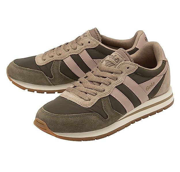 Gola Daytona Chute khakigrün/cappuccinobraun/korallenrosa Damen Sneaker günstig online kaufen
