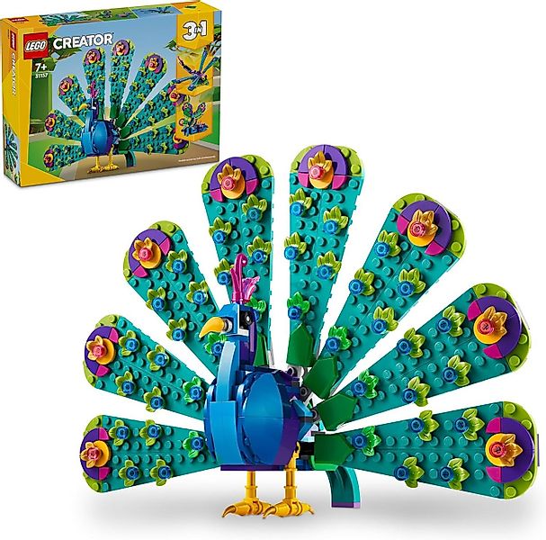 LEGO® Lego® Creator 31157 Exotischer Pfau Spielbausteine günstig online kaufen