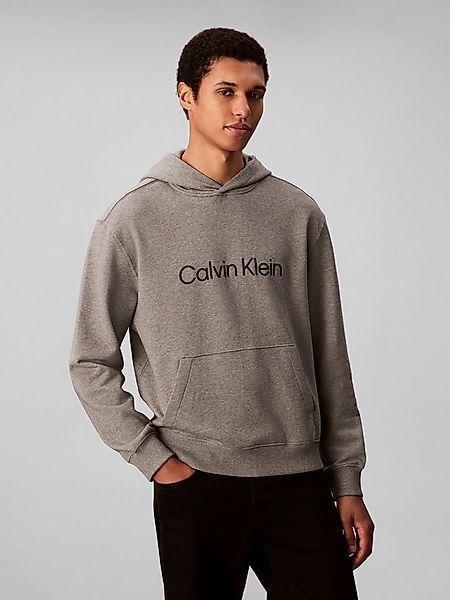 Calvin Klein Kapuzensweatshirt LS EU STANDARD LOGO 350TERRY PO Mit Rundhals günstig online kaufen