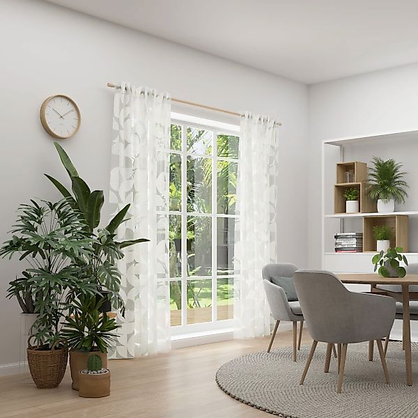 Neutex for you Vorhang "CIRCLE" Multifunktionsband 1 Stk. tlg. Bedruckter A günstig online kaufen