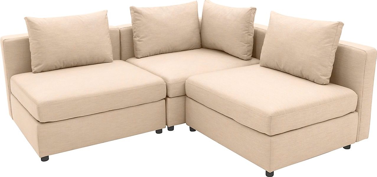 DOMO collection Ecksofa »Solskin, individuell erweiterbar/kombinierbar L-Fo günstig online kaufen