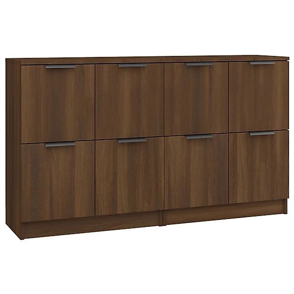 vidaXL Sideboards 2 Stk Braun Eichen-Optik 60x30x70 cm Holzwerkstoff 311581 günstig online kaufen