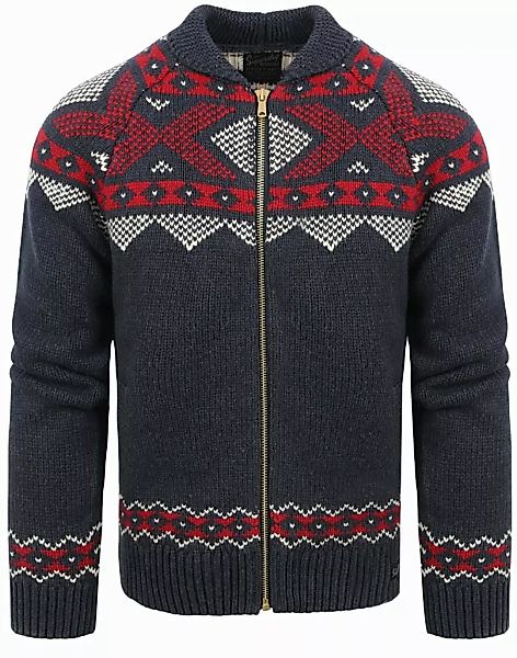 Superdry Strickjacke Dunkelblau - Größe M günstig online kaufen