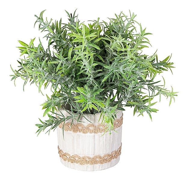 Kunstblume Pflanze - inkl. Topf - ca. 9 x 22 cm, MICA günstig online kaufen