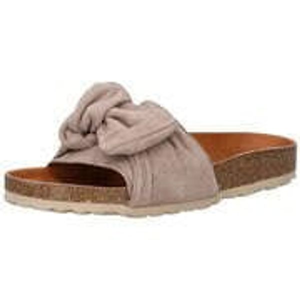 Verbenas Roxy Velour Pantolette Damen beige günstig online kaufen