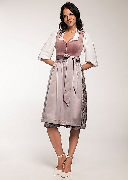 Spieth & Wensky Dirndl Dirndl "Fabiana" (1-tlg) mit femininen Herzauschnitt günstig online kaufen