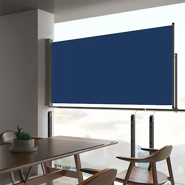 Ausziehbare Seitenmarkise 80×300 Cm Blau günstig online kaufen