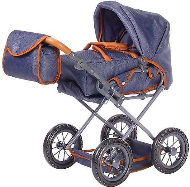 Knorrtoys® Kombi-Puppenwagen Ruby - Dark Blue, mit Wickeltasche günstig online kaufen