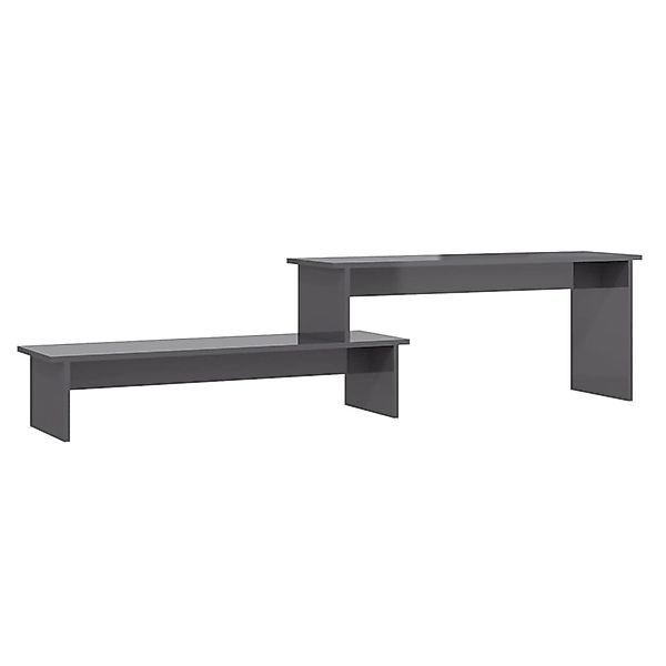 Tv-schrank Hochglanz-grau 180x30x43 Cm Spanplatte günstig online kaufen
