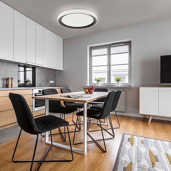 JUST LIGHT LED Deckenleuchte »Ls-DISC« LED-Board 1 Stk. warmweiß - kaltweiß günstig online kaufen