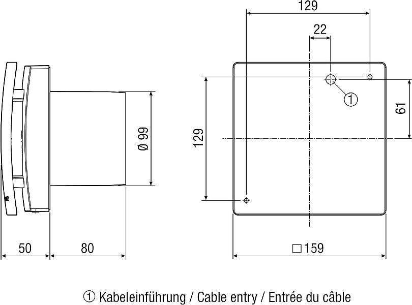 MAICO Wandventilator Maico Kleinraumventilator ECA 100 günstig online kaufen