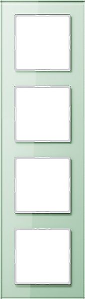 Jung Glasrahmen 4-fach mt/ws waage/senkrecht AC 584 GL WMT günstig online kaufen