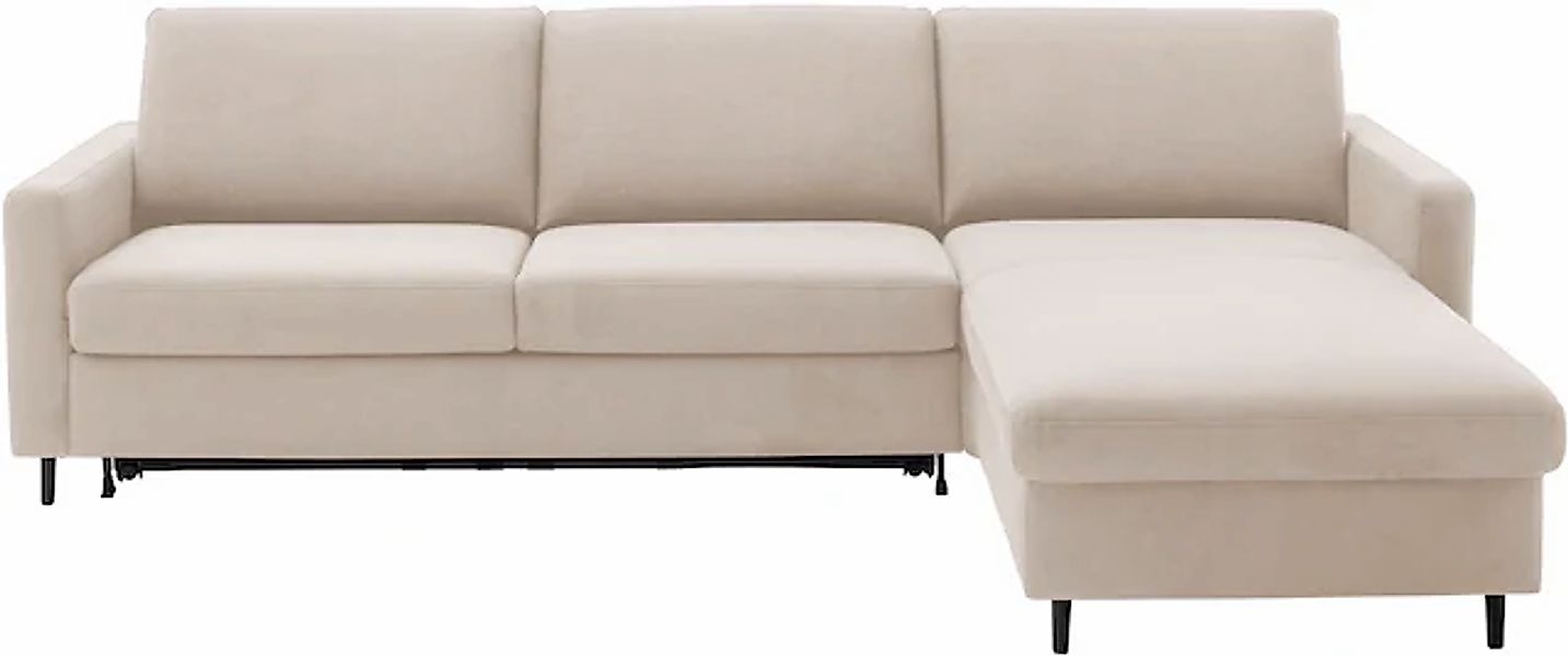 Home affaire Ecksofa »Calestra, Bezug Easy Care, Dauerschlaffunktion in 2 Q günstig online kaufen