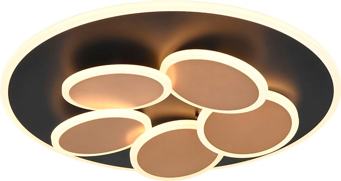 TRIO Leuchten LED Deckenleuchte »MANDALA, LED Deckenlampe mit Fernbedienung günstig online kaufen