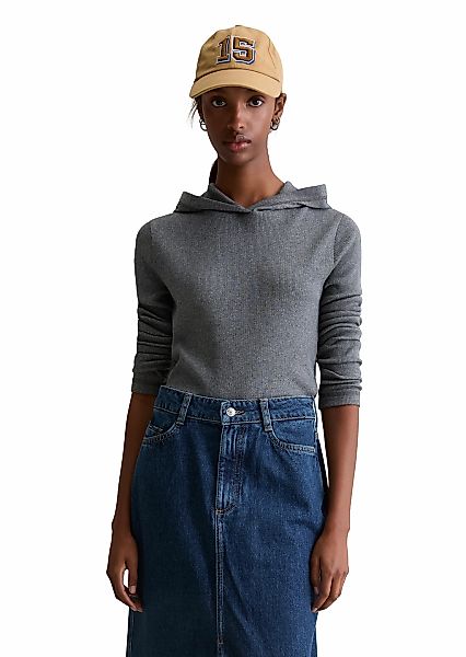 Marc OPolo DENIM Langarmshirt "aus weichem Rippjersey" günstig online kaufen