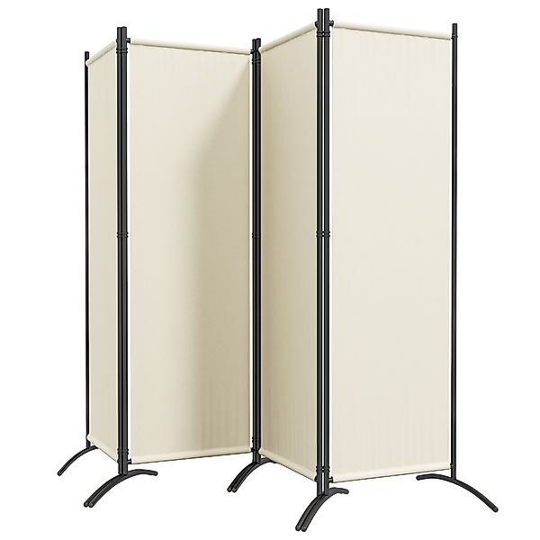 Outsunny Paravent 221 x 172 cm, 4-Panel Garten-Paravent mit breiten Füßen, günstig online kaufen