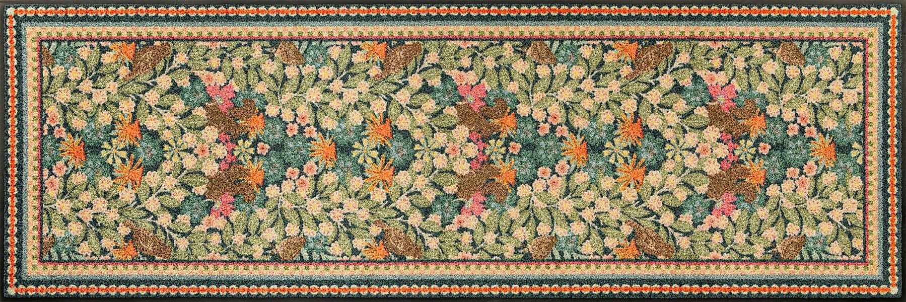 wash+dry by Kleen-Tex Fußmatte Garden Luxe Blue, rechteckig, Höhe: 7 mm, au günstig online kaufen