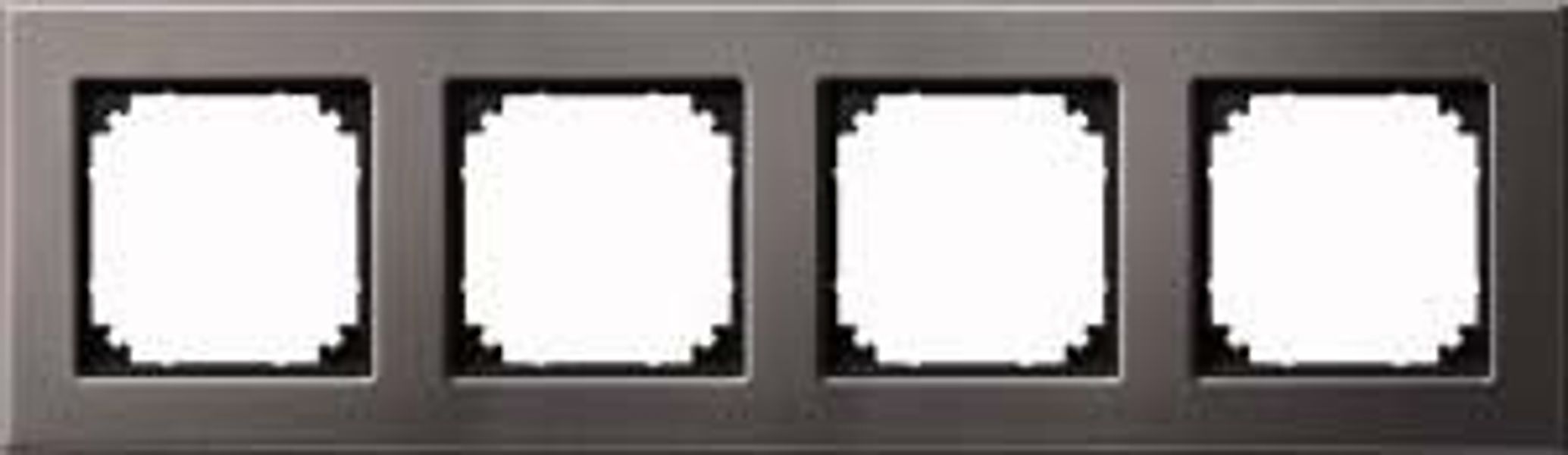 Merten Metallrahmen 4f.rho/gr waage/senkrecht 475414 - 475414 günstig online kaufen