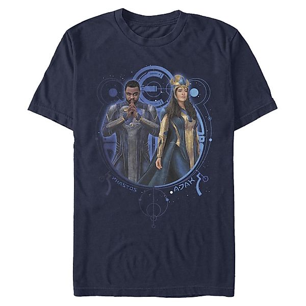 Marvel - Les Éternels - Duo Phastos Ajak - Männer T-Shirt günstig online kaufen