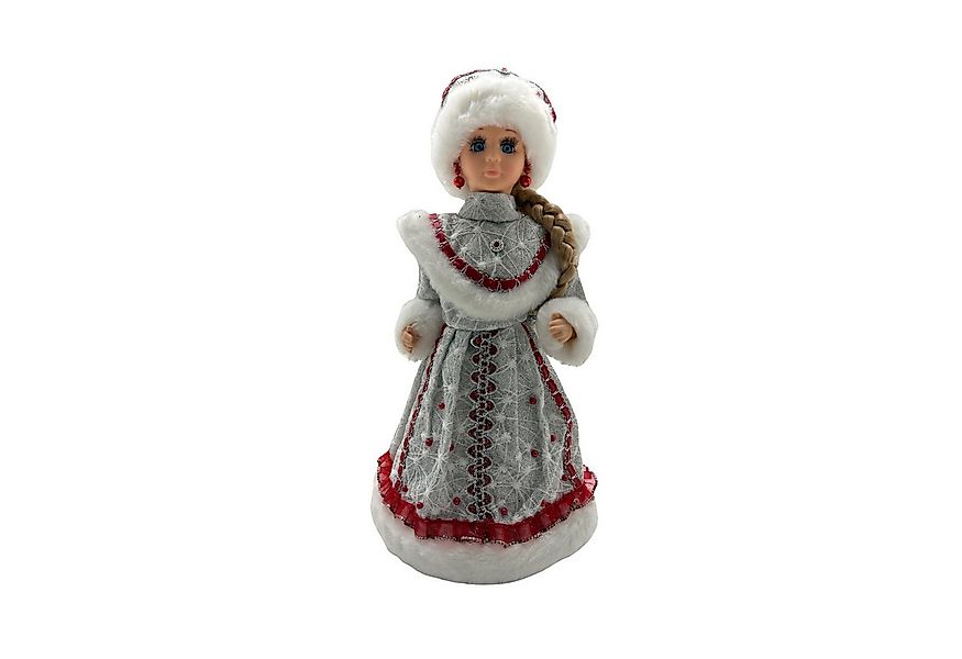Olymp Handels GmbH Weihnachtsfigur Snegurotschka Schneemädchen silber rot 3 günstig online kaufen