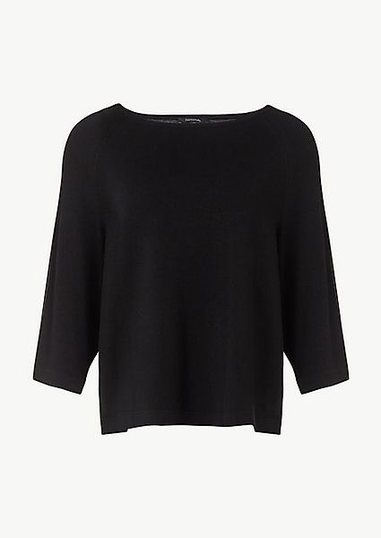 Comma 3/4 Arm-Pullover Feinstrickpullover mit weiten Ärmeln günstig online kaufen