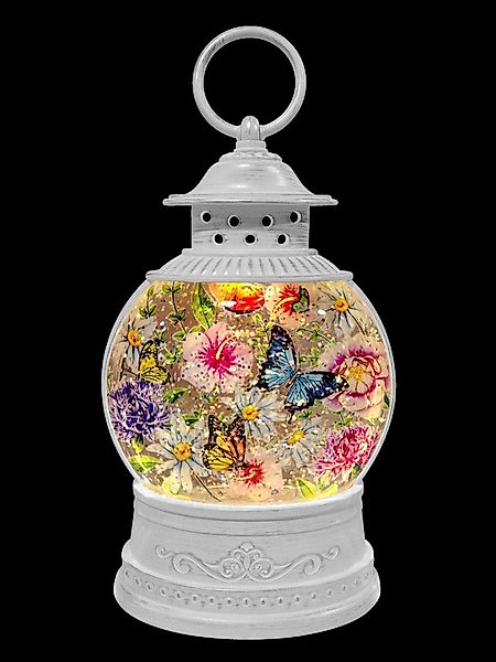 Musicboxworld Spieluhr Glitter Latern Butterflys and Flowers günstig online kaufen