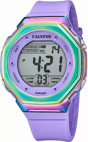 CALYPSO WATCHES Chronograph "Color Splash, K5842/2", mit digitaler Anzeige günstig online kaufen