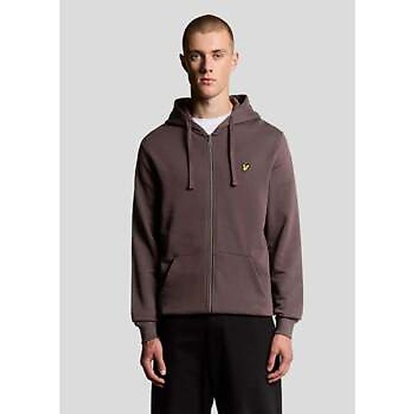 Lyle & Scott  Strickjacken Zip through hoodie - espresso günstig online kaufen