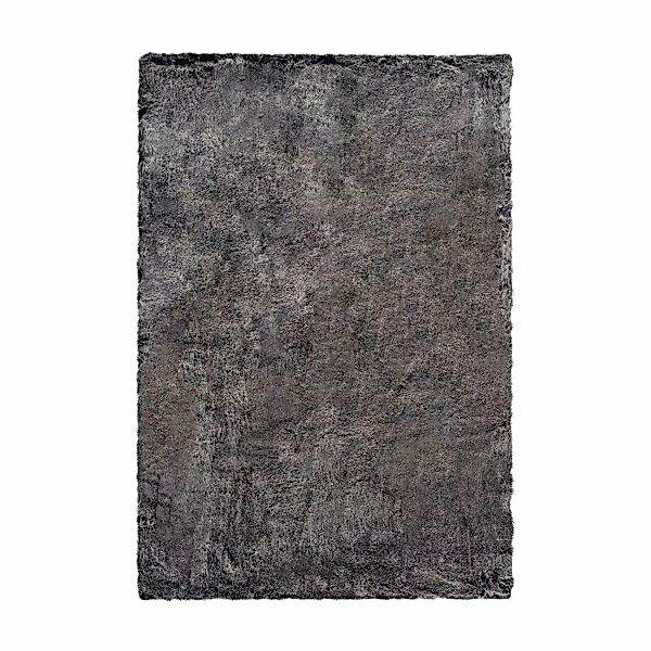 MeGusta Shaggy Hochflor Teppich Uni Anthrazit Mischgewebe 120x170 cm Franci günstig online kaufen