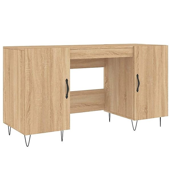 vidaXL Schreibtisch Sonoma-Eiche 140x50x75 cm Holzwerkstoff 829543 günstig online kaufen