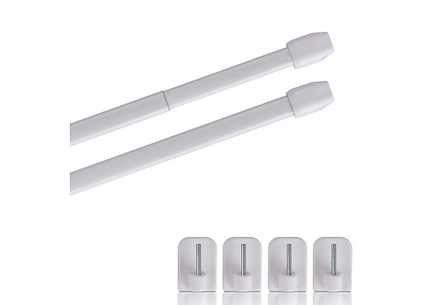 Bestlivings Vitragestange 2er-Pack, Ø 10 mm, 1-läufig, ausziehbar, mit Selb günstig online kaufen