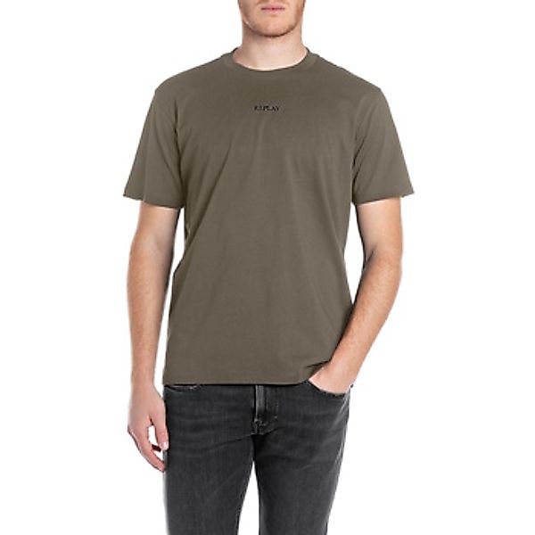 Replay Herren Rundhals T-Shirt BASIC JERSEY 30/1 Regular Fit günstig online kaufen