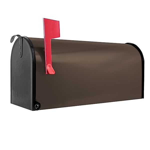 Banjado Amerikanischer Briefkasten Schwarz 48x22x16cm US Mailbox Letterbox günstig online kaufen