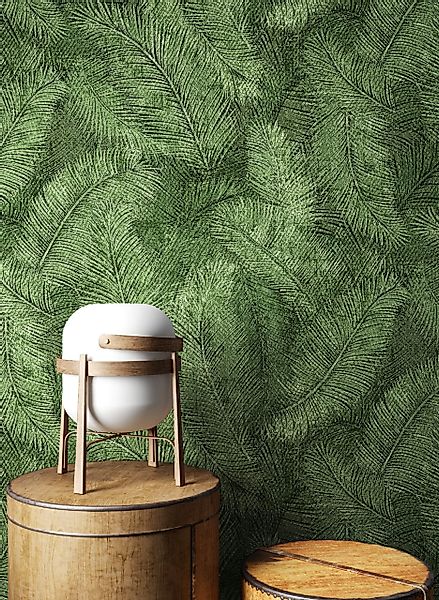Newroom Vliestapete, strukturiert, Mustertapete, Blumentapete günstig online kaufen