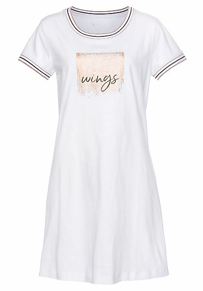 Vivance Dreams Nachthemd, mit Statement-Print günstig online kaufen