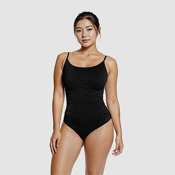 Creamy Fabrics Badeanzug Shaping - Badeanzug mit Raffung-Schwarz-L günstig online kaufen