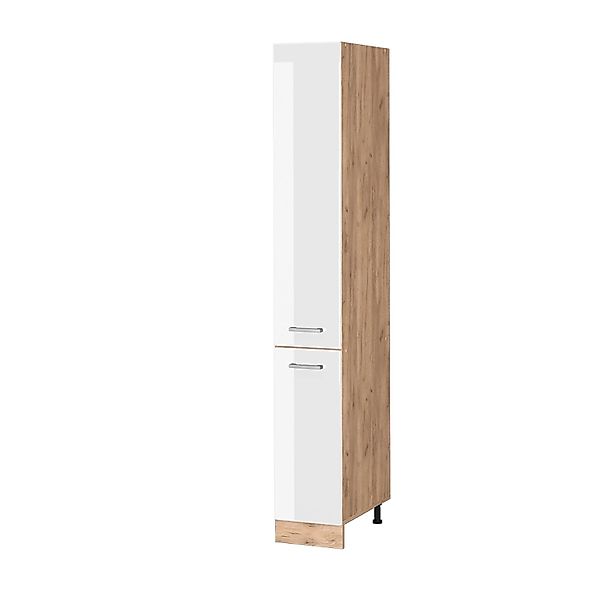Vicco Apothekerschrank R-Line Medizinschrank für die Küche Weiß Hochglanz/G günstig online kaufen