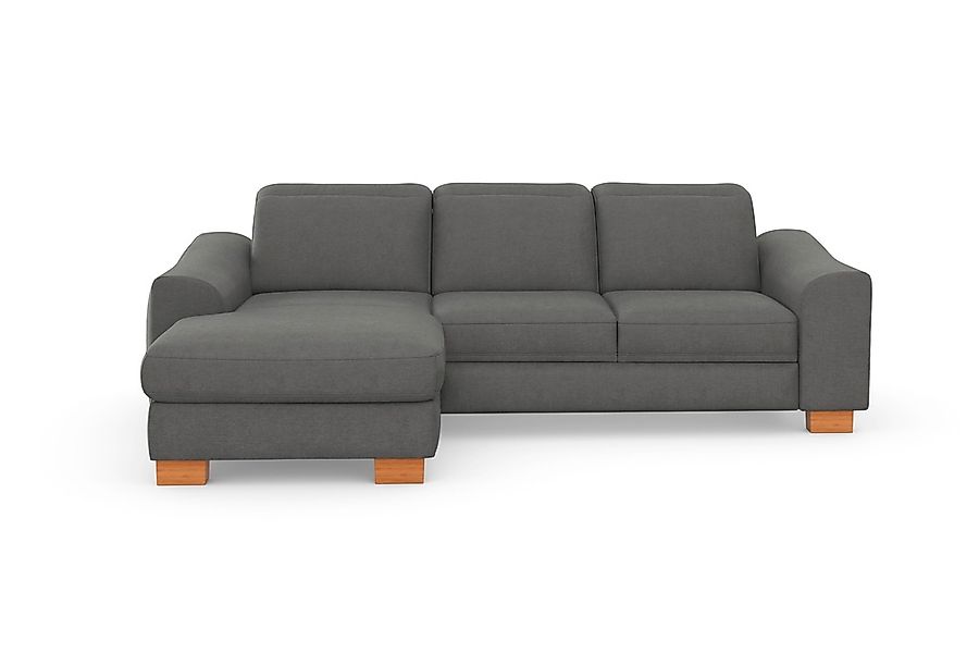 sit&more Ecksofa »Dundee L-Form«, mit Federkern und Massivholzfüßen, wahlwe günstig online kaufen
